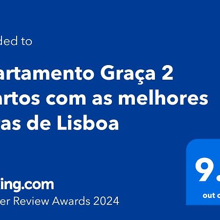 Apartamento Graca 2 Quartos Com As Melhores Vistas De Lisboa Exterior photo